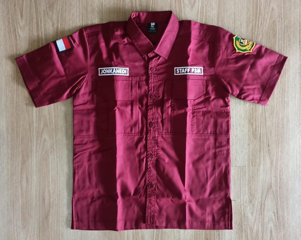 Kemeja PDH Kombinasi